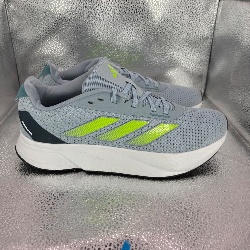 Adidas Duramo SL Running Shoes Blue Fusion Lucid Lemon IF7273 Mens 9 - Picture 1 of 7